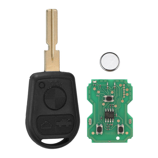 3 Button Complete Remote Key Suitable For BMW E31 / E32 / E34 / E36 / E38 / E39 / E46 / Z3 1990-2005-1