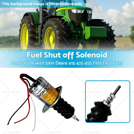 Fuel Shut off Solenoid Suitable for John Deere F915 F925 F935 415 425 455-1