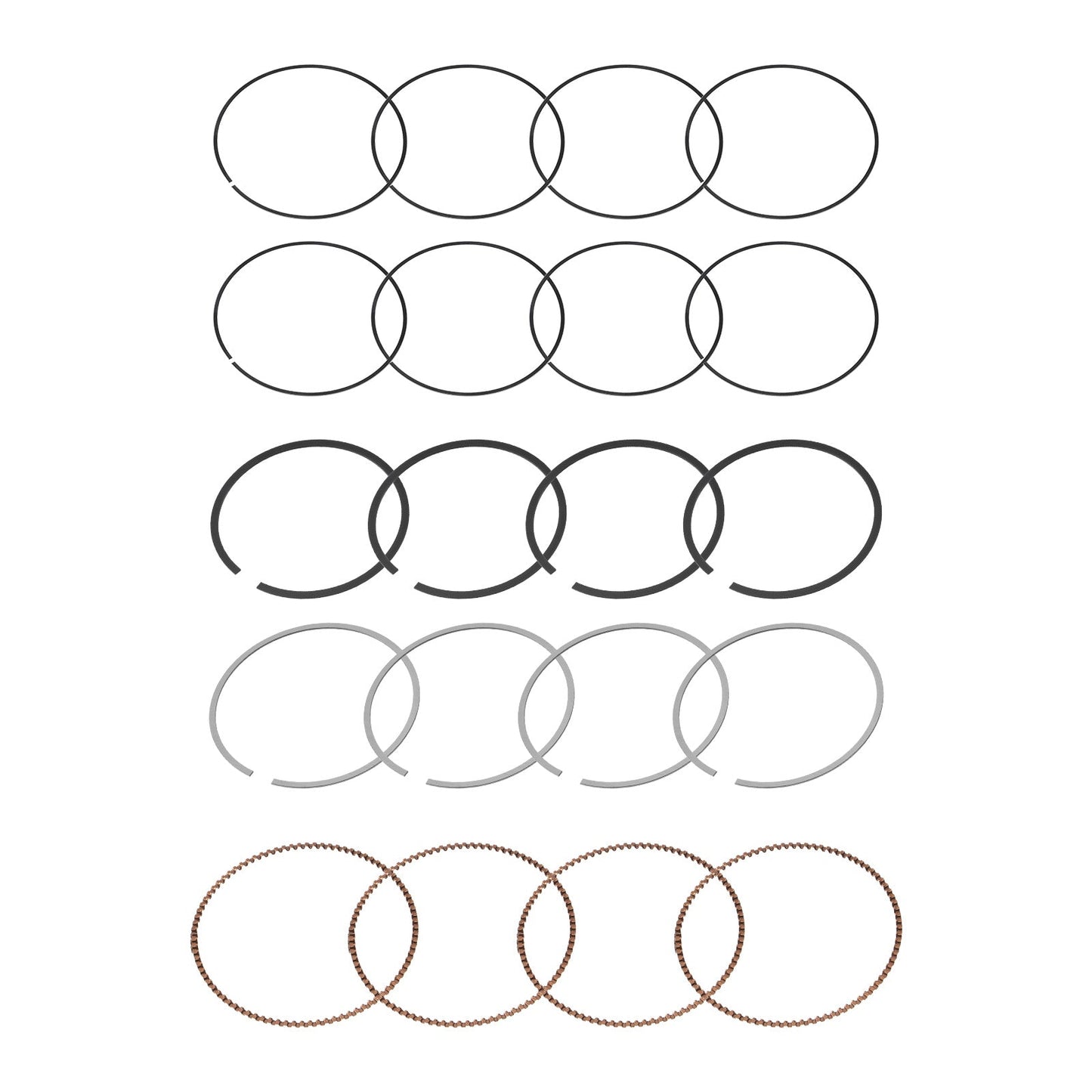 Engine Piston Rings Suitablefor Mini Cooper Countryman Paceman 06-16 11257566479-0