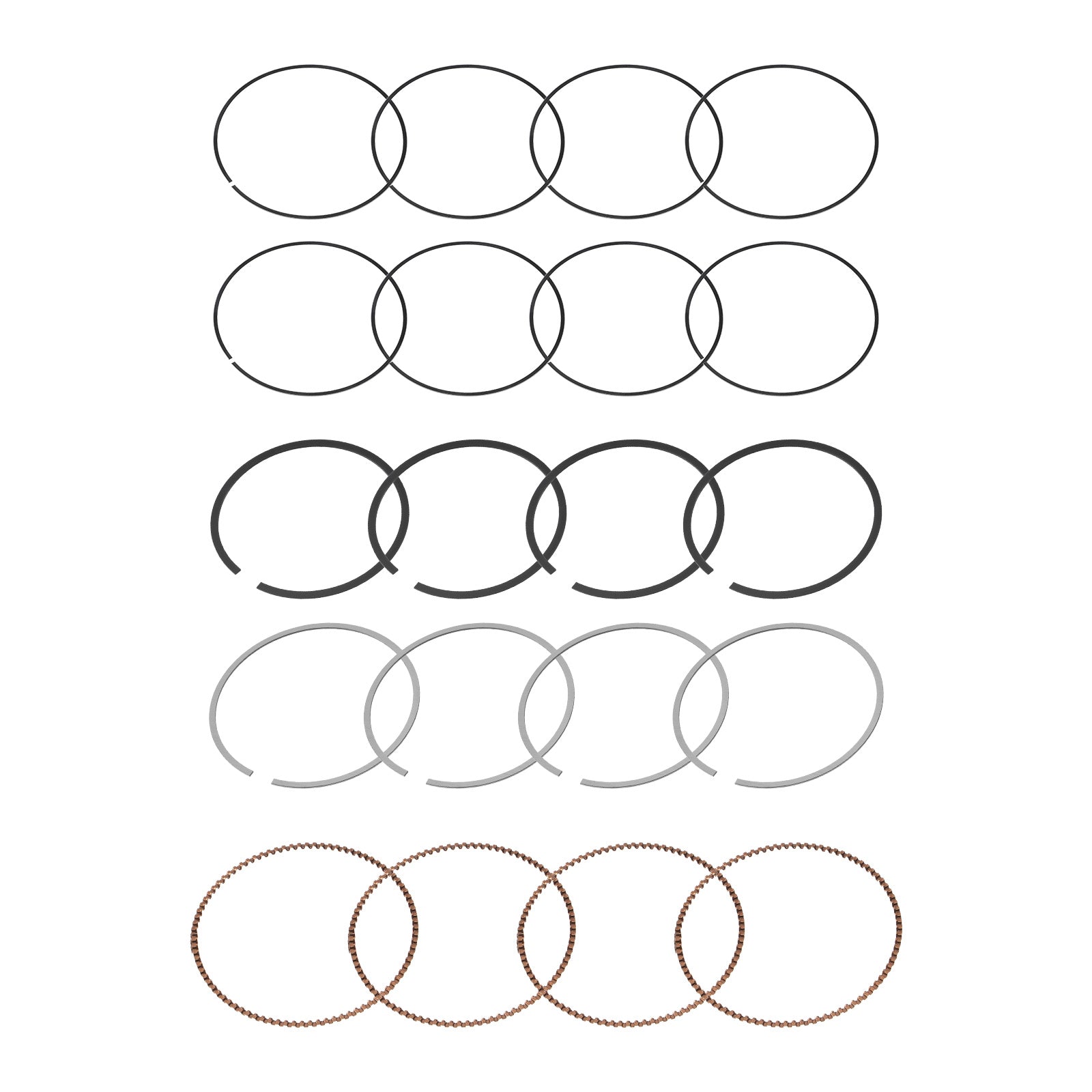 Engine Piston Rings Suitablefor Mini Cooper Countryman Paceman 06-16 11257566479-0