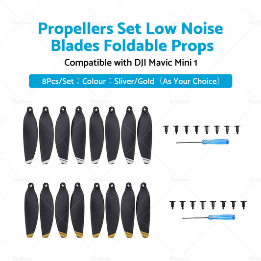 8x Propellers Set Low Noise Blades Foldable Props Suitable For DJI Mavic Mini 1-1