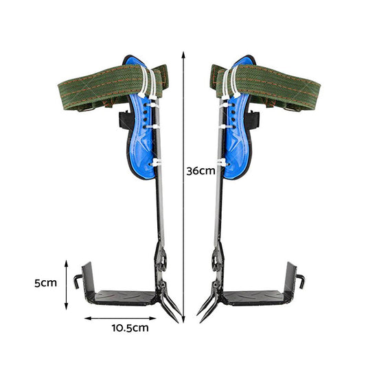 2 Gears Adjustable Safety Tree Climbing Spike Set Survival Hunting Climbing Tool-1