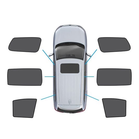 6x Window Magnetic Mesh Sunshades Suitable for Kia Carnival YP Series 2015-2020-0
