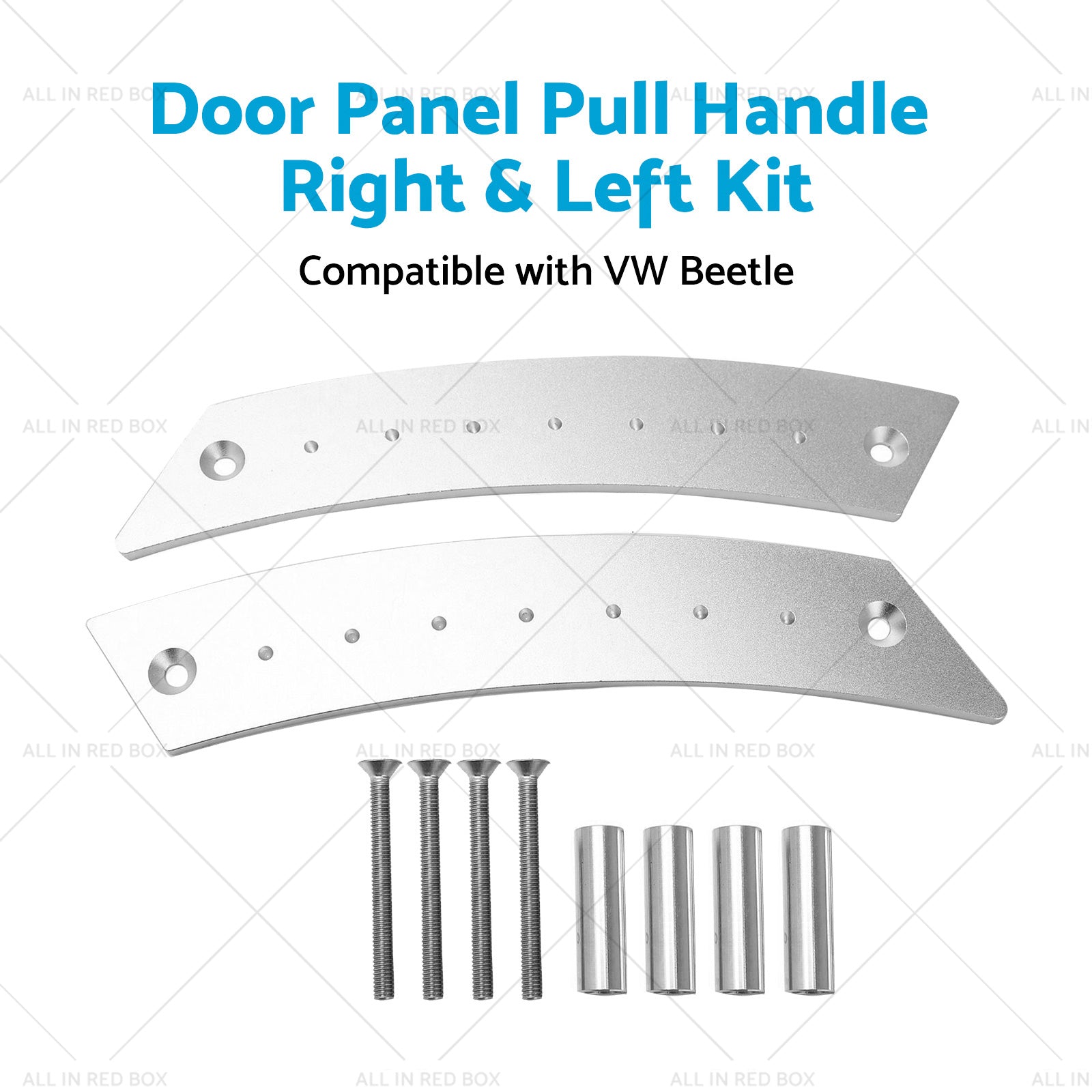 Aluminum Door Panel Pull Handle Right and Left Kit Suitable For VW Beetle 1998-2010-3