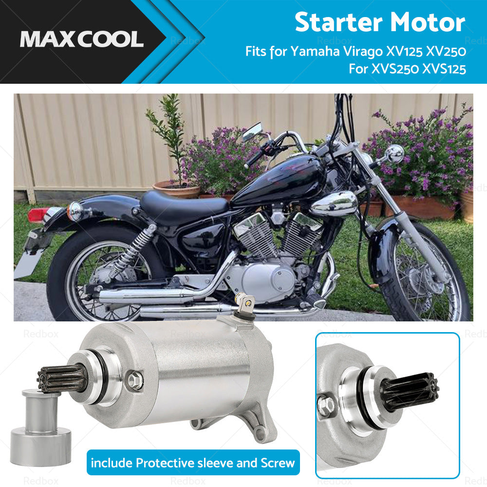 Starter Motor for Yamaha Virago XV125 XV 250 125 XVS250 XVS125 ROUTE66 VSTAR-0