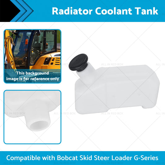 Radiator Water Coolant Reservoir Tank Suitablefor Bobcat 653 742 743 751 6576660-1