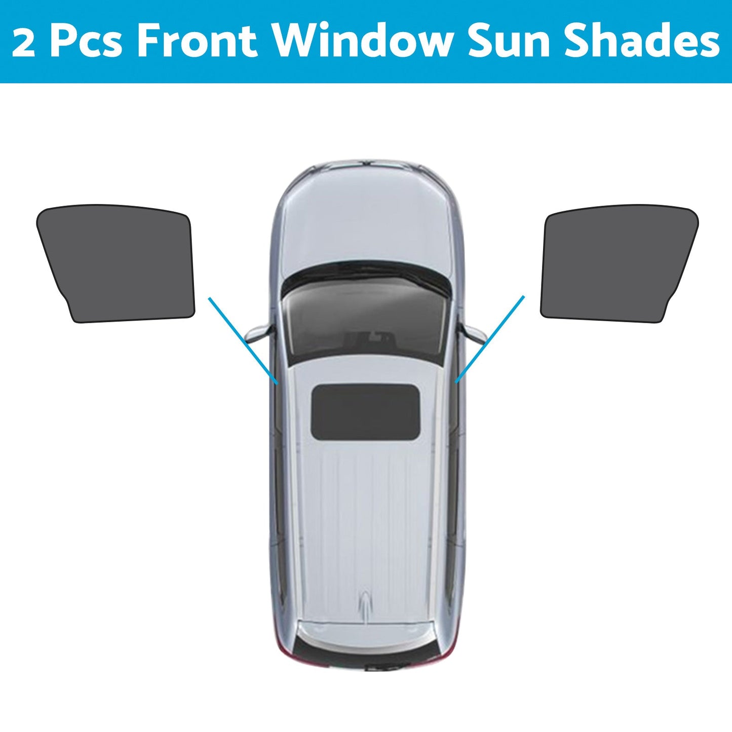 Car Window Magnetic Mesh Sun Shades Suitable For Mitsubishi Outlander 2021-2023-3