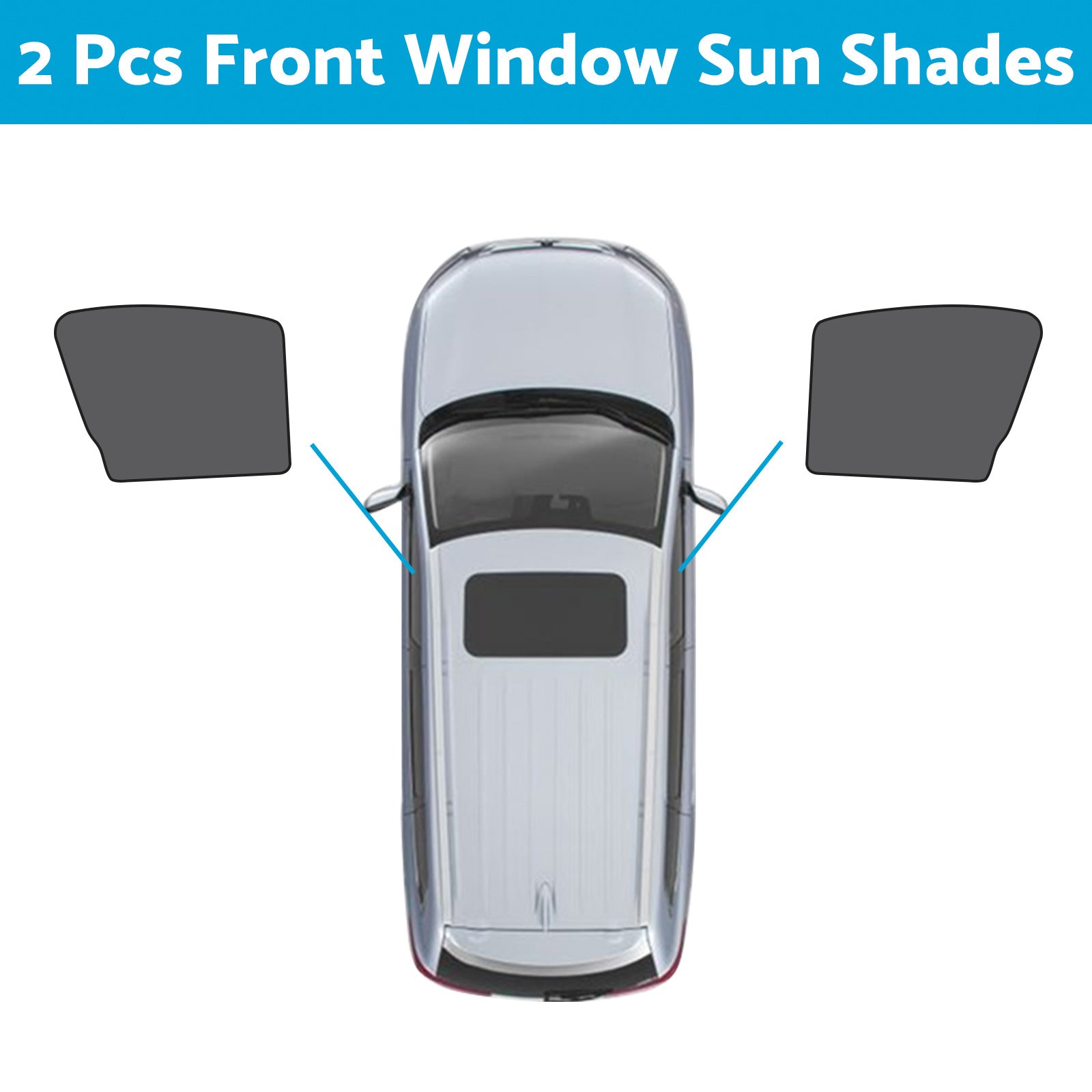 Car Window Magnetic Mesh Sun Shades Suitable For Mitsubishi Outlander 2021-2023-3