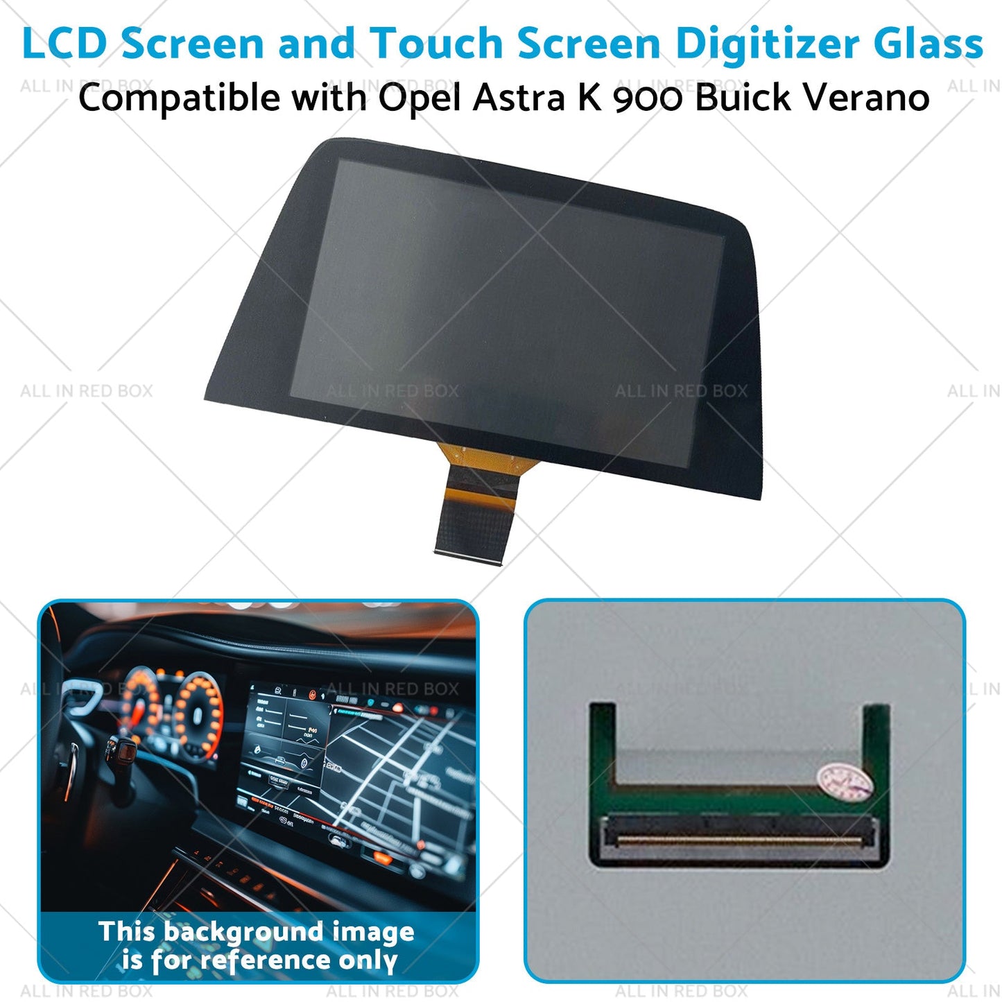 LCD Screen and Touch Screen Digitizer Glass Suitable for Opel Astra K 900 15-19-2