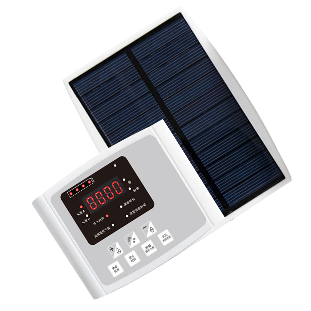 Smart Drip Self-Watering Irrigation Timer Kit 10M Solar-Powered Automatic Plant Watering System-2