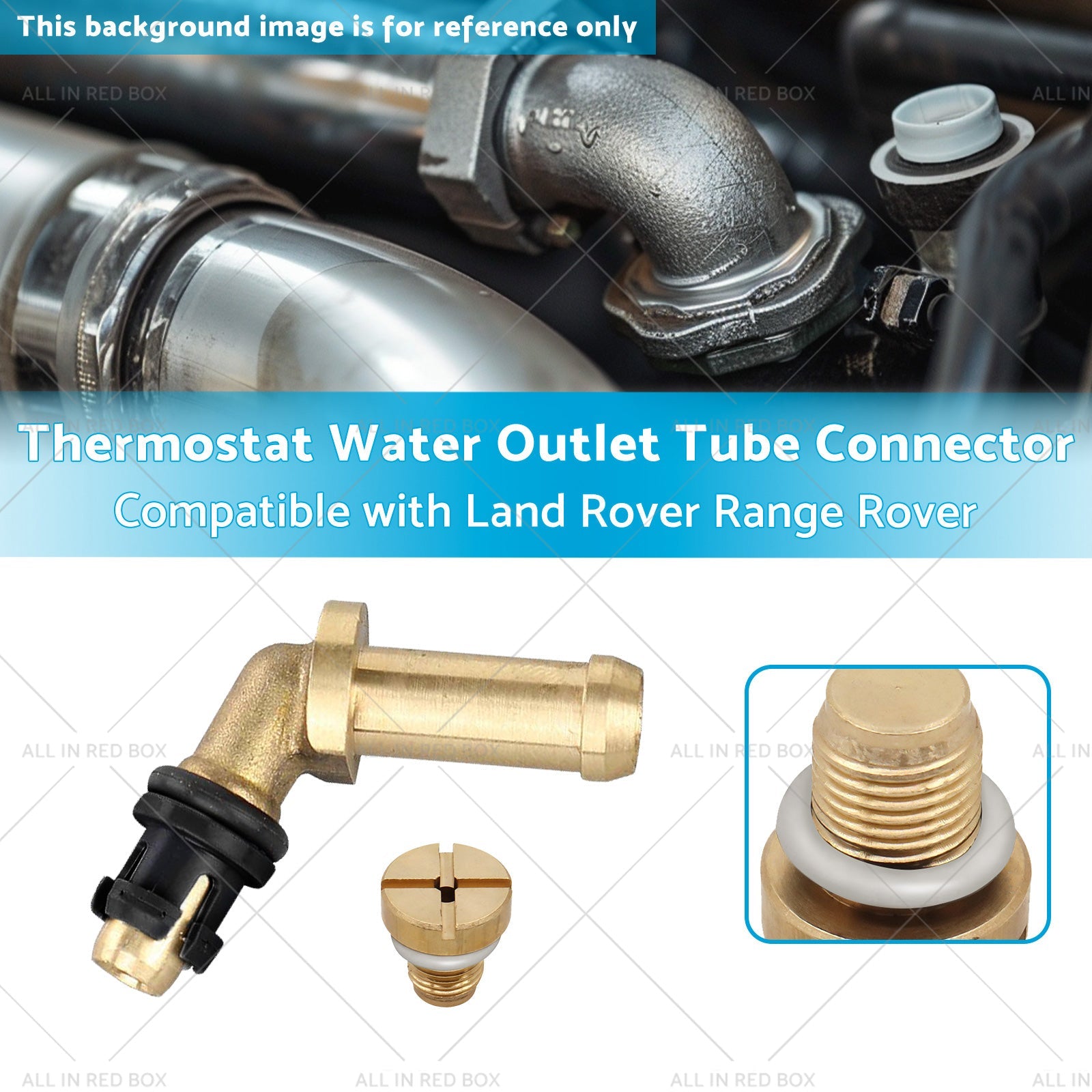 Thermostat Water Outlet Tube Connector Suitable for Land Rover Range Rover 10-13-2