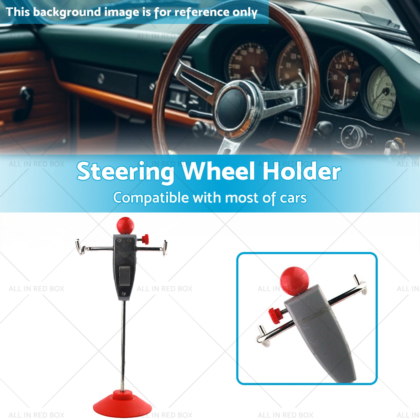 Steering Wheel Holder Stand Tool Car Auto Alignment Rack Truck Van-2