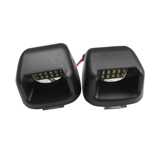 License LED Number Plate Lights Suitable For Nissan Navara D40 2005-2016 Rear Bumper-1