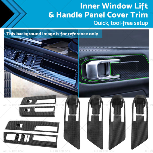Inner Window Lift & Handle Panel Cover Trim Suitable For Mitsubishi Triton 23-25-0