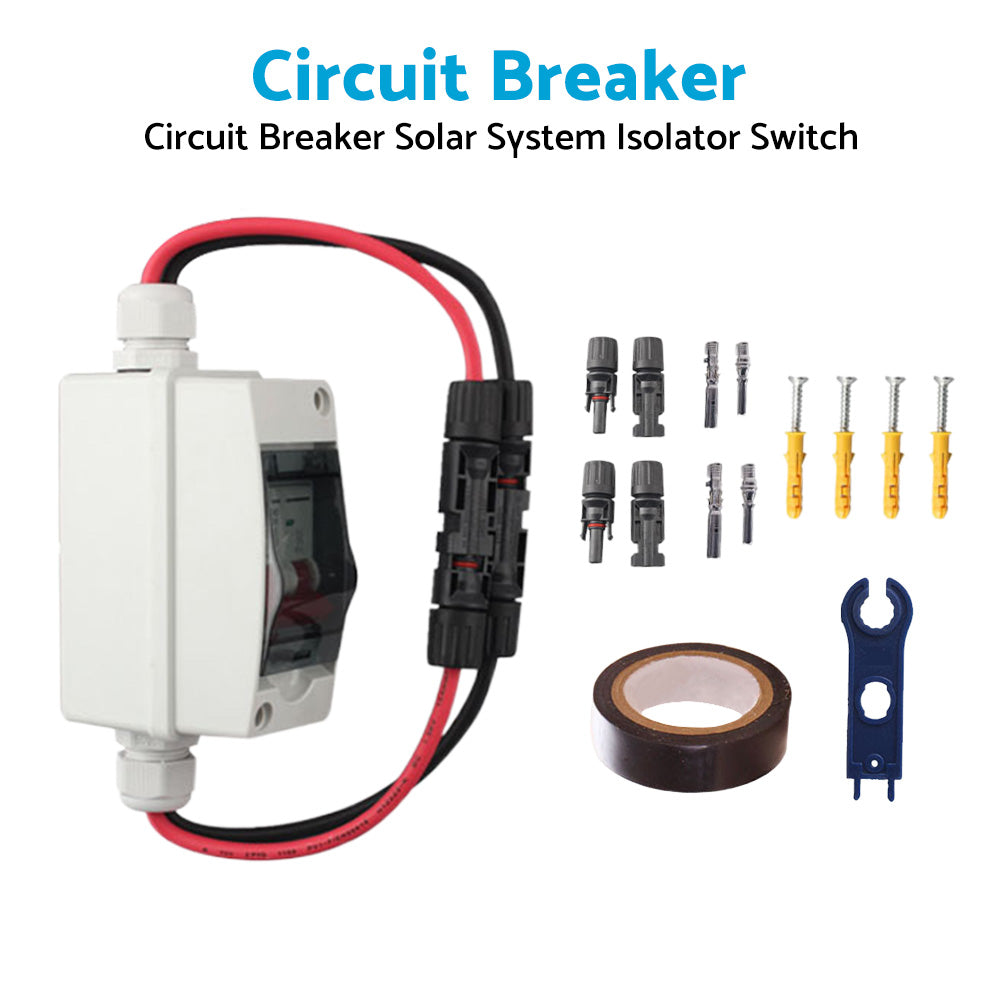 PV Isolator Switch DC 500V 32A IP65 Disconnect Circuit Breaker For Solar-Panels-4