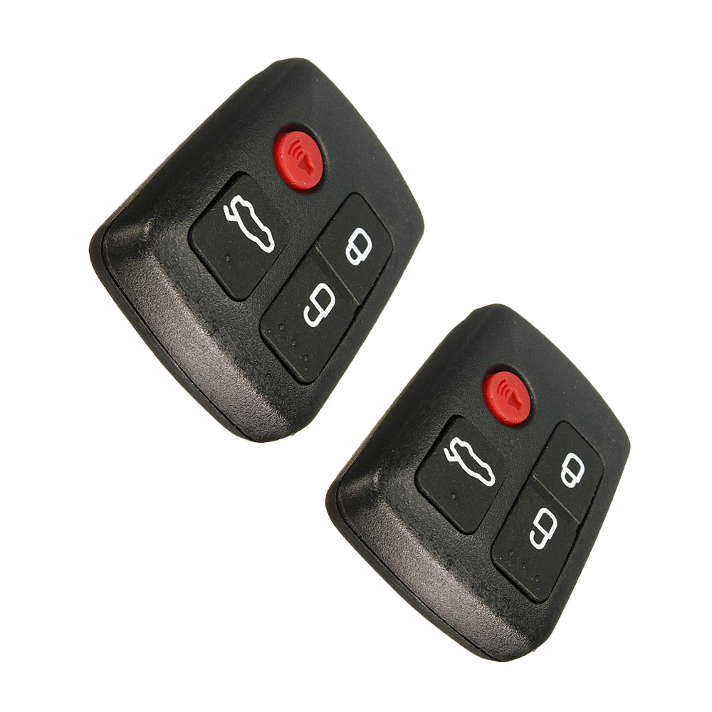 2x 4-Button 433MHz Remote Car Key Suitable For Ford Territory SX, XR6, XR8, Falcon BA / BF-1