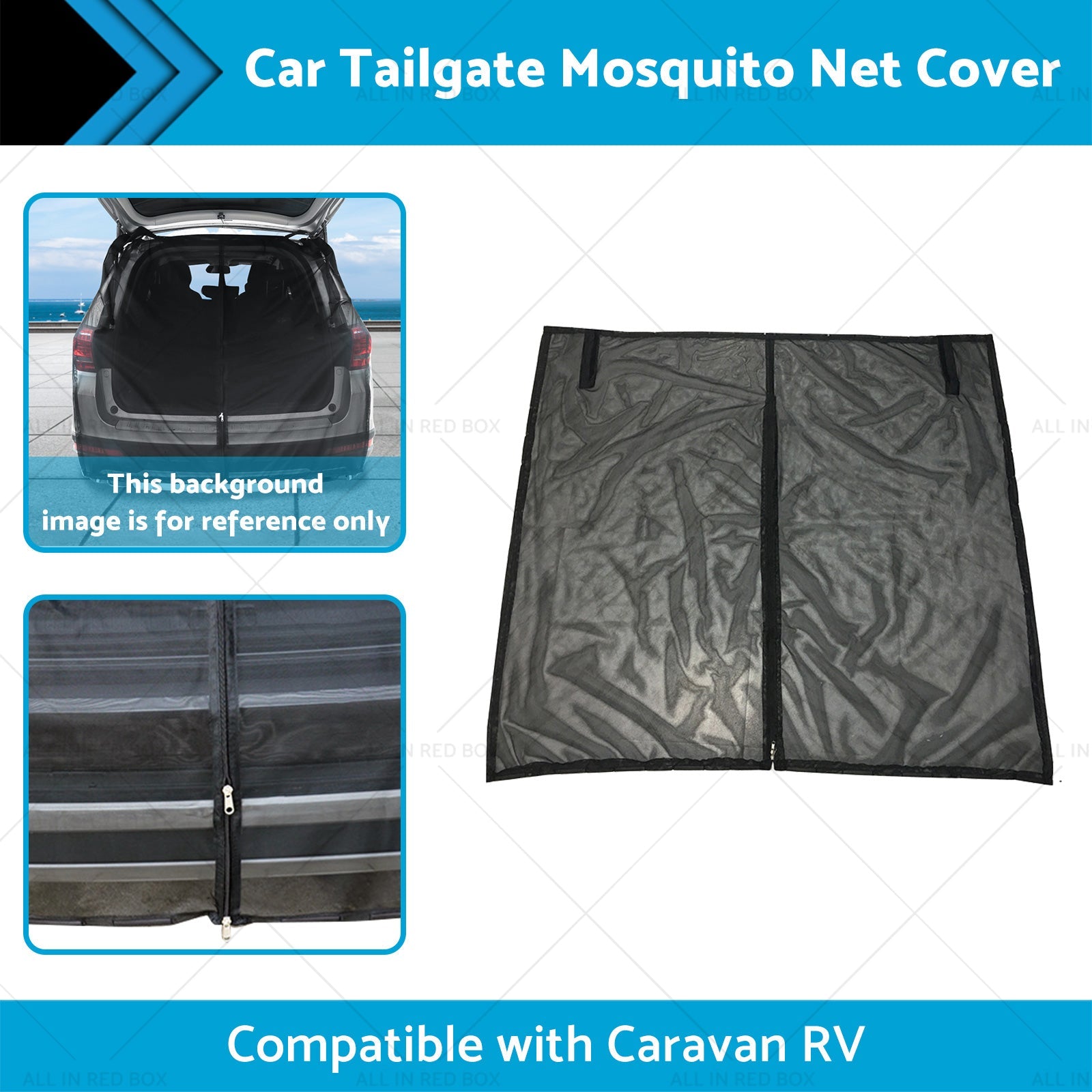Car Tailgate Mosquito Net Cover Suitable for Caravan RV T4 T5 T6 Motorhome-1