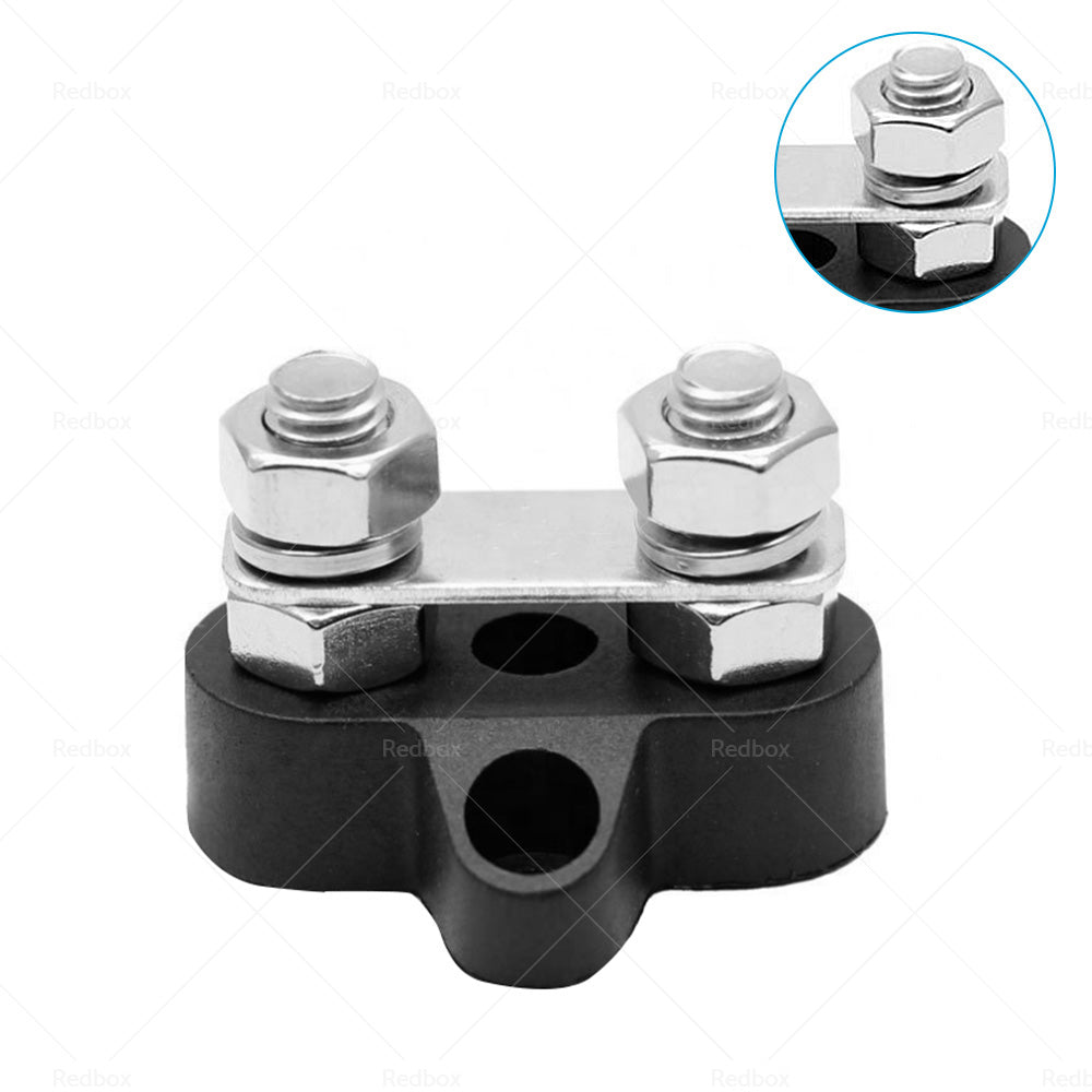 Bus Bar Power Terminal Blocks M6 Negative  M8 Positive Power Distribution Studs-2