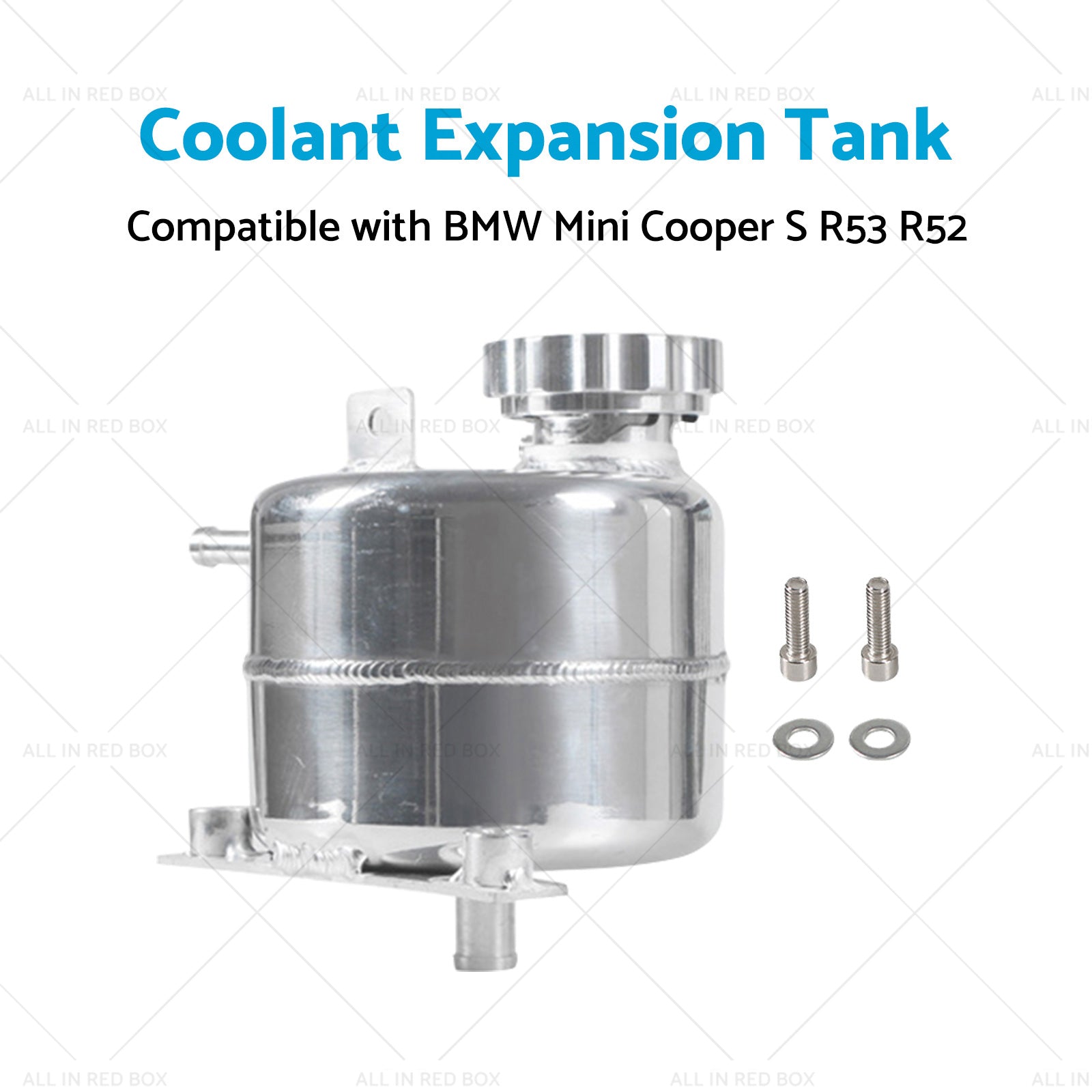 Coolant Expansion Tank Suitable For BMW Mini Cooper S R53 2002-2006 Silver-3