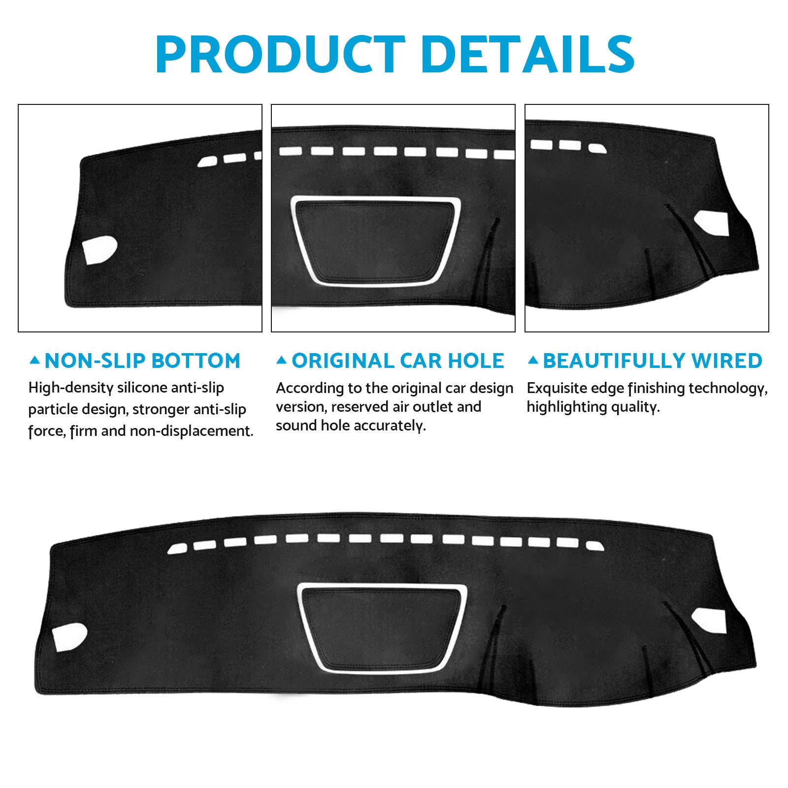 Non-Slip Dash Mat Suitable For GWM Cannon Cannon-L Cannon CC Cannon-L CC 2021-2025-3