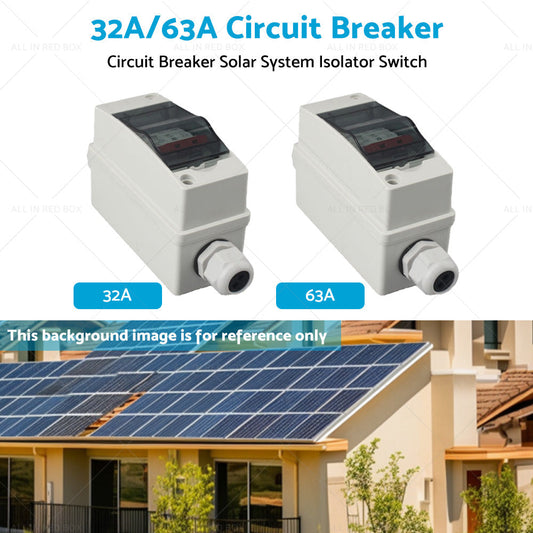 PV Disconnect Box DC500V 32A/63A 2P Circuit Breaker Solar System Isolator Switch-1