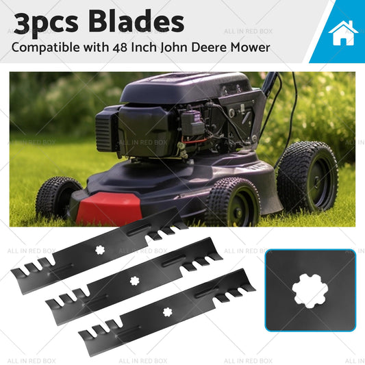 Blade Set for 48 inch  John Deere Mower 155C LA130 LA140 Gx21784 Gx21786 GY20852-0