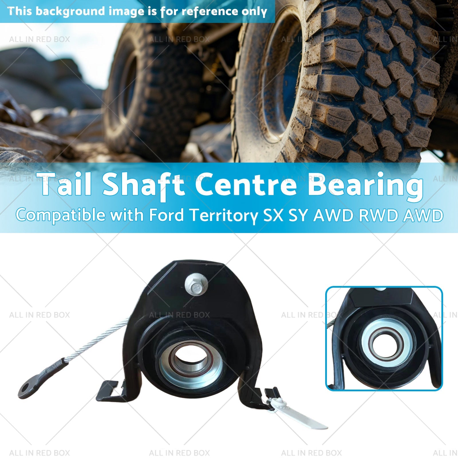 Tail Shaft Centre Bearing Suitable for 04-11 Ford Territory SX SY AWD RWD AWD-2