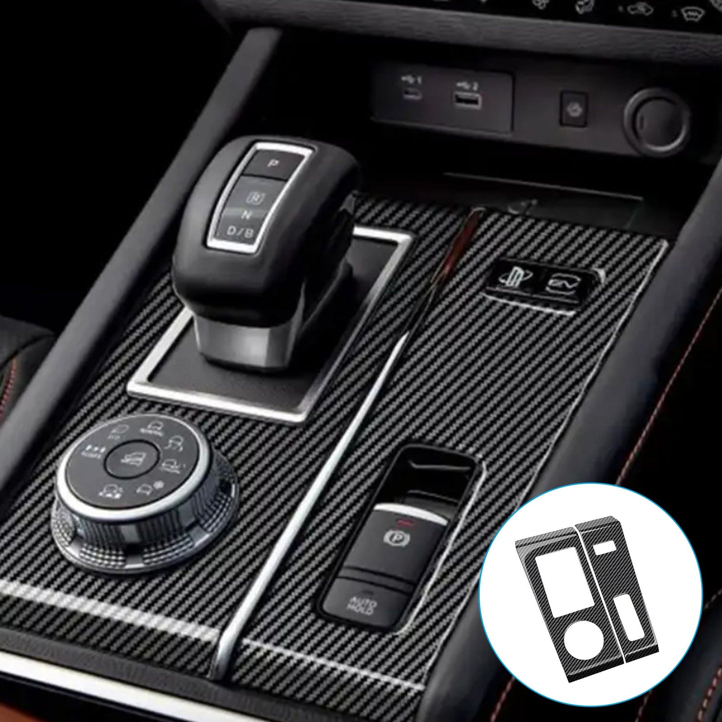 Central Control Gear Shift Panel Trim Suitable For Mitsubishi Outlander 2023-3