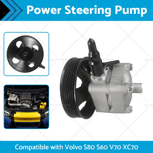 Power Steering Pump Suitable for Volvo XC70 XC90 S80 S60 V70 D5 30741790-1