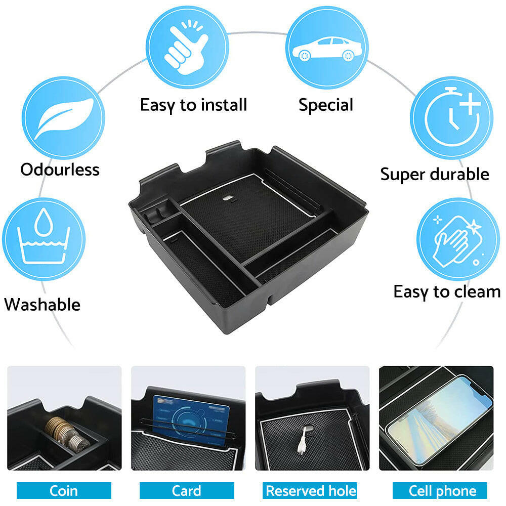 Centre Console Armrest Storage Box Tray Suitable For Kia Carnival 2021–2023-2