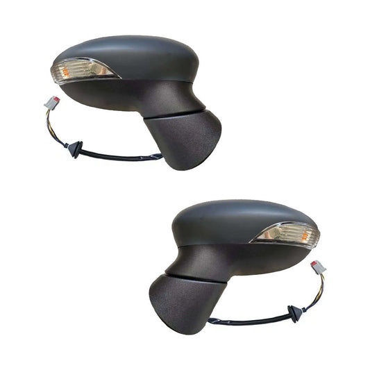 RH & LH Electric Door Mirrors No Heat Suitable For Ford Fiesta WS / WT 2008-2017-0