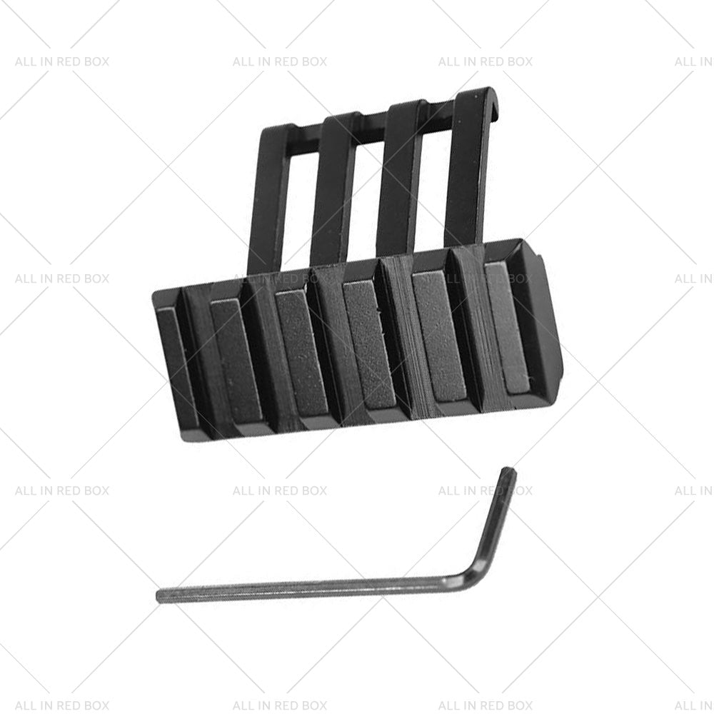 2PCS Low Profile Tactical 45 Degree Offset Angle Mount Picatinny Weaver Rail-3