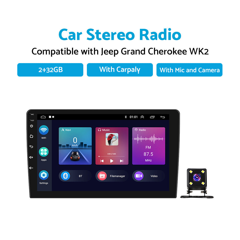 32GB Android 11 Apple Carplay Radio Stereo GPS Suitable for Jeep Grand Cherokee-3