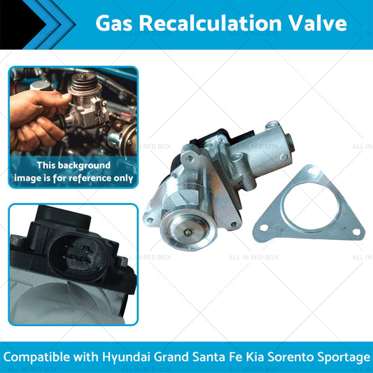 Gas Recalculation Valve Suitable for Sportage Sorento ix35 Santa Fe 2.0 2.2 CRDi-1