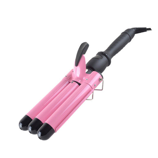25mm Ceramic Triple Barrel Hair Curler Curling Iron Wave Wand Salon Styler-1