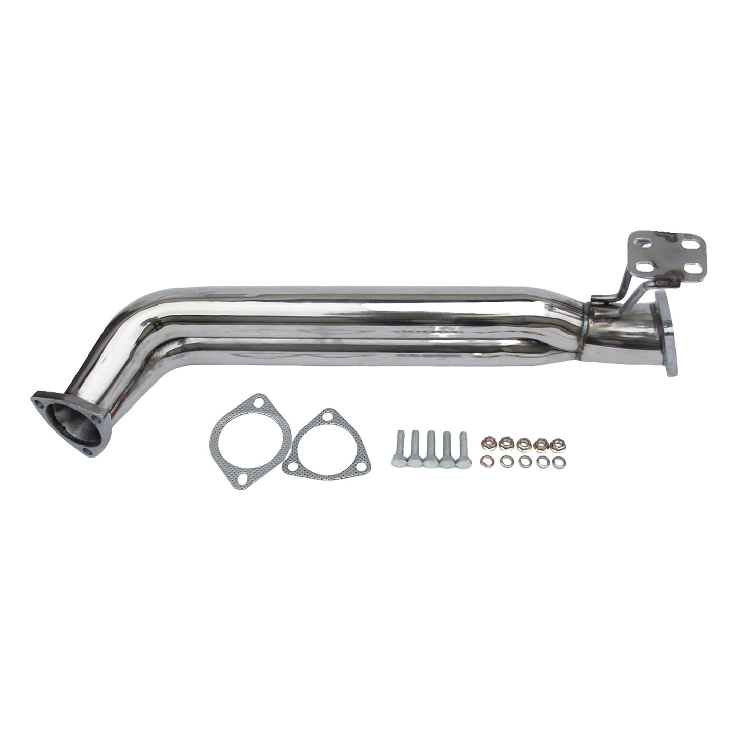 Stainless Steel Exhaust Twin Downpipe Suitable For Nissan S14 / PS13 SR20DET Turbo 1995-2000-0