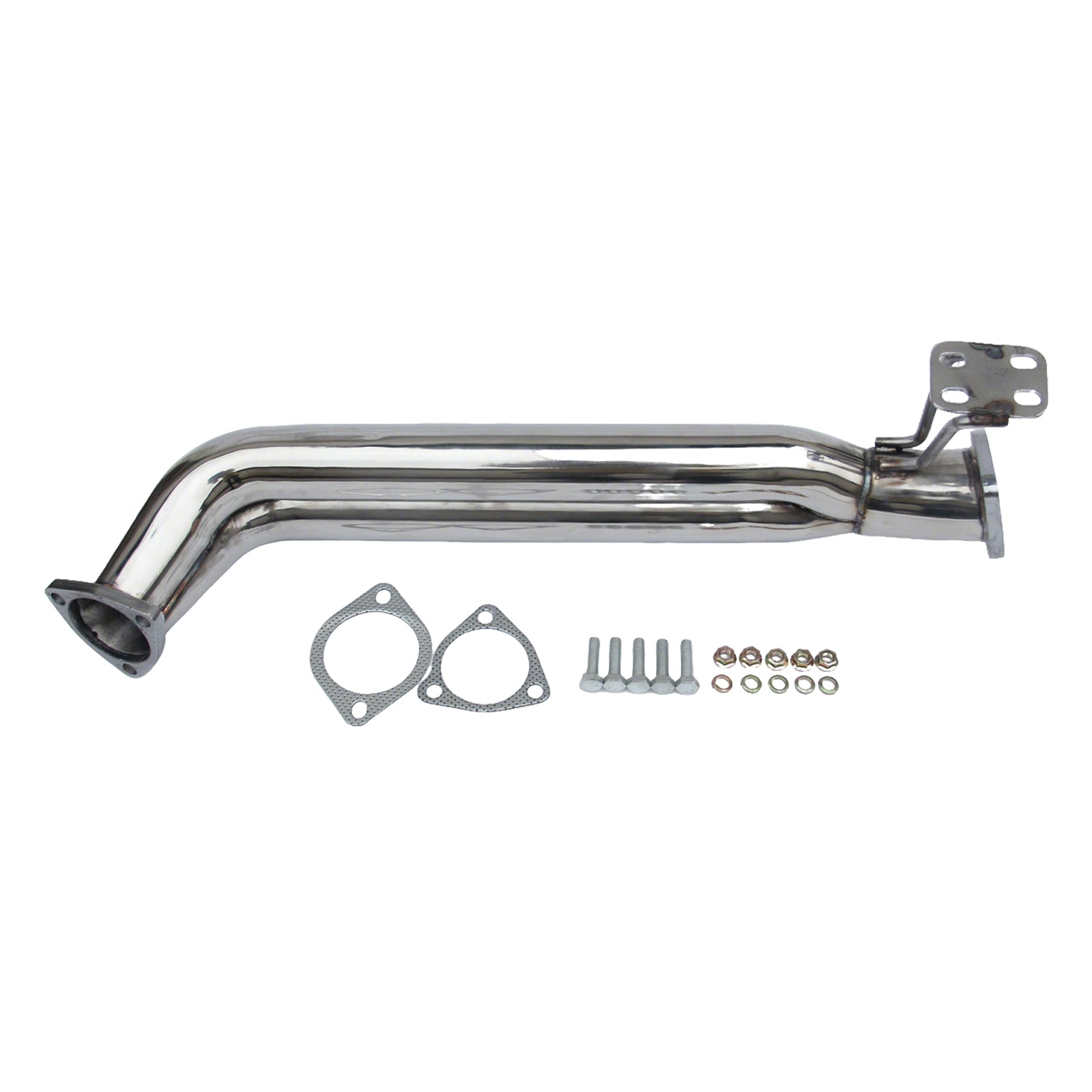 Stainless Steel Exhaust Twin Downpipe Suitable For Nissan S14 / PS13 SR20DET Turbo 1995-2000-0