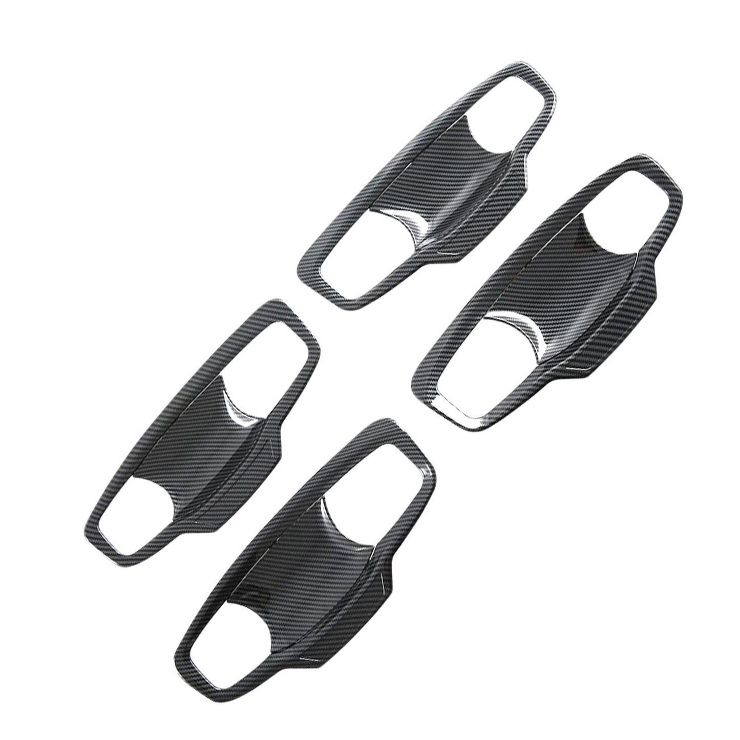 Carbon ABS Door Handle Bowl Cover Trim Suitable For Mitsubishi MV Triton 2023-25-2