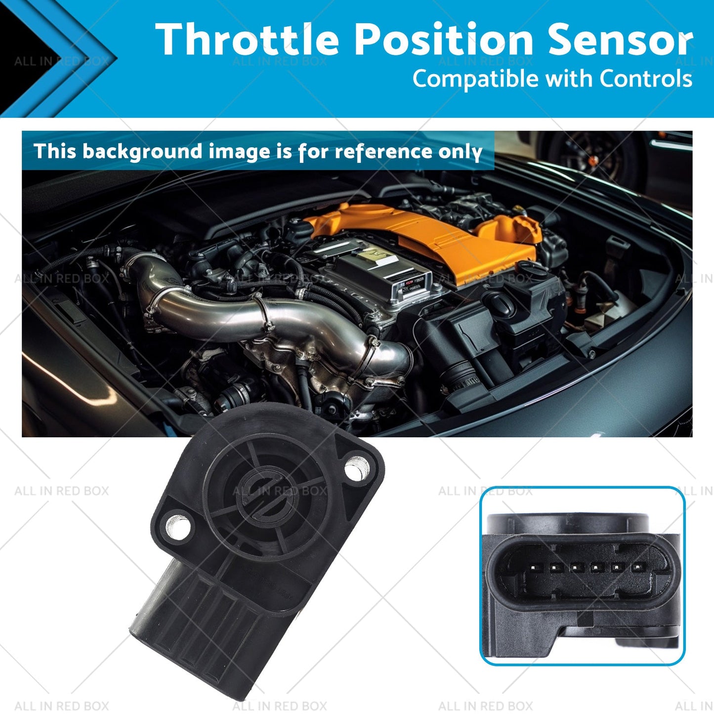 1x Throttle Position Sensor Suitable for Controls 131973 133284 2603893C91-0