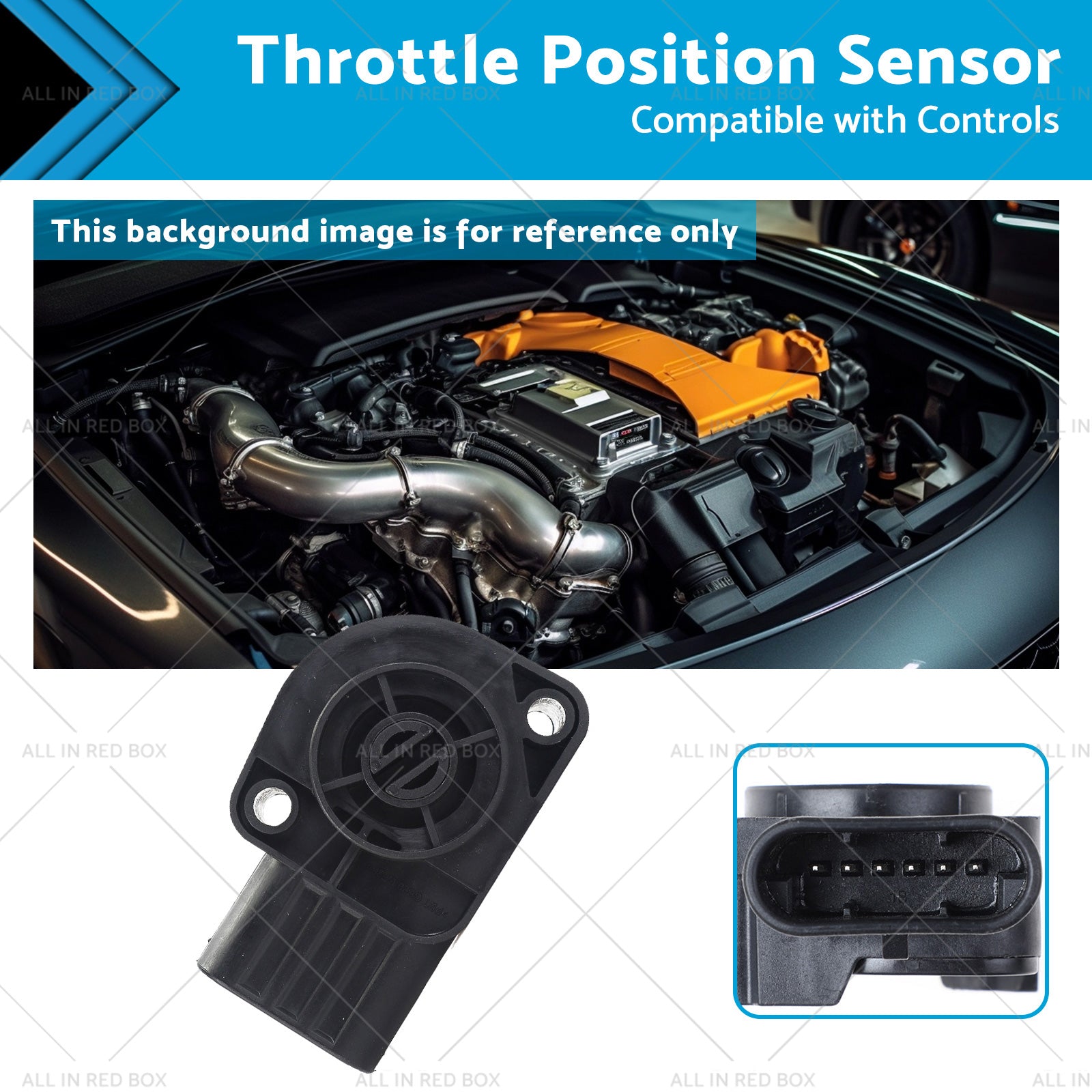 1x Throttle Position Sensor Suitable for Controls 131973 133284 2603893C91-0