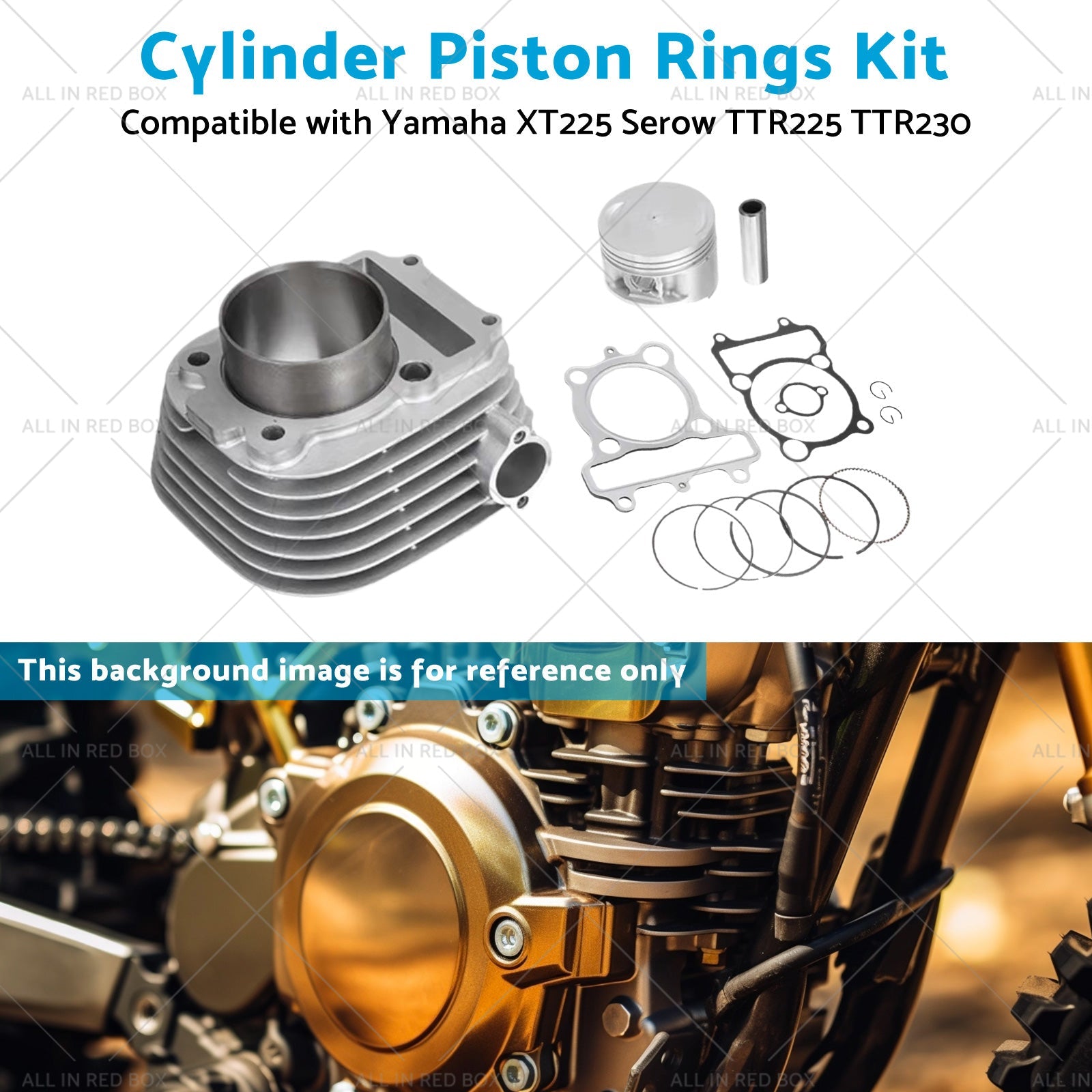 Cylinder Piston Rings Kit Suitable for Yamaha Serow XT225 TTR225 TTR230 99-16-4