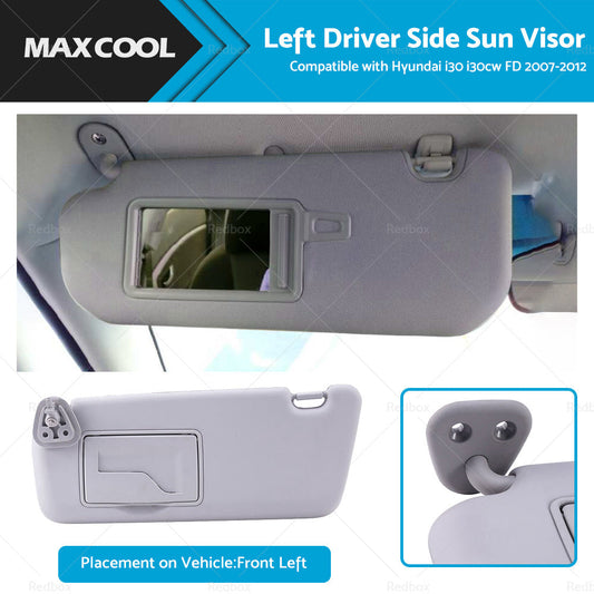 Left Passenger Side Sun Visor Shade Suitable For Hyundai i30 i30cw FD 2007-2012-0