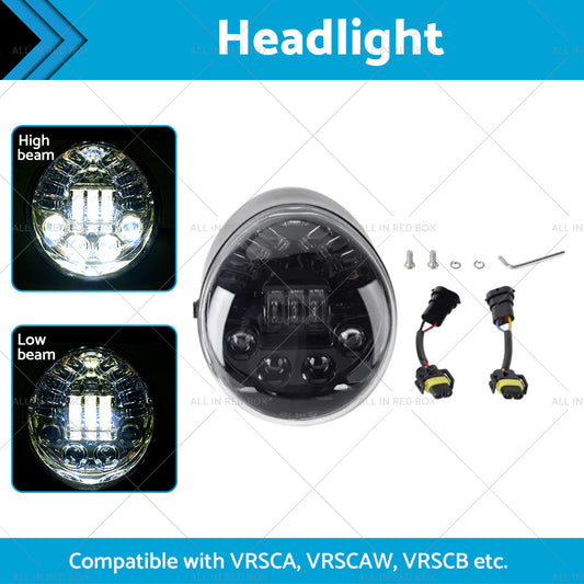 LED Headlight Hi Lo Lamp Suitable For Harley Davidson VROD V-Rod VRSC VRSCA-1