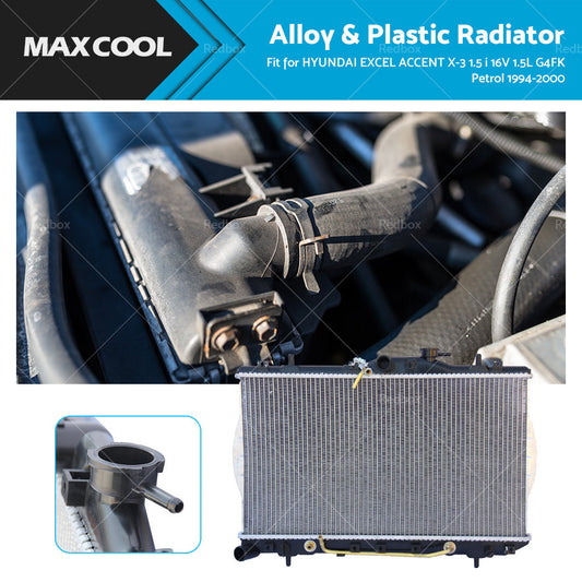 Radiator For Hyundai Excel Accent X3 Auto Manual 1. 5i Petrol G4EK 1994-2000-0