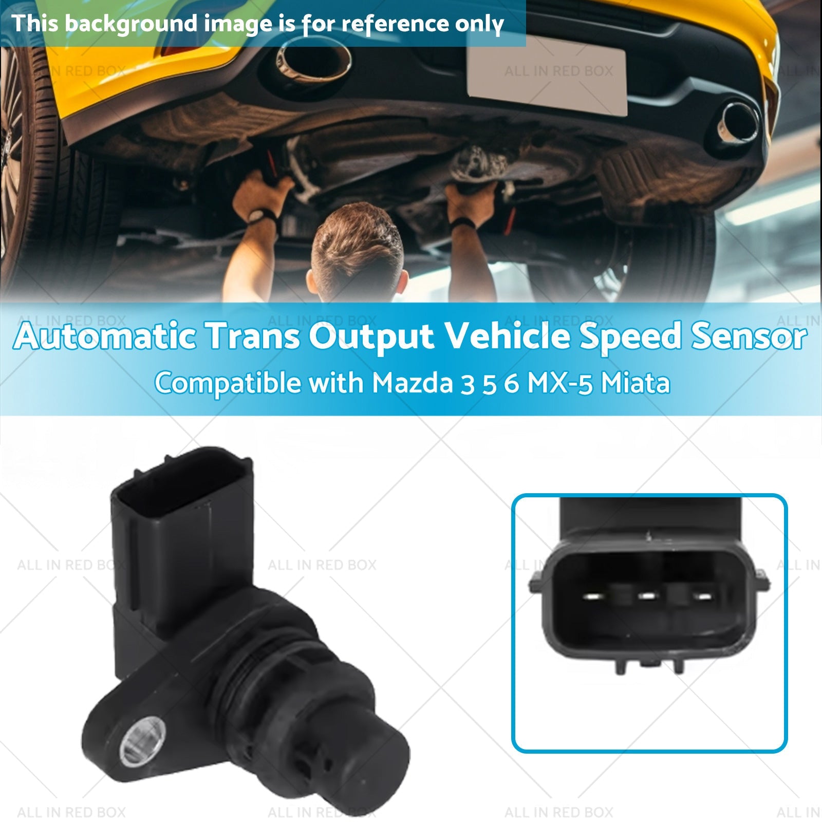 Automatic Trans Output Vehicle Speed Sensor Suitable for Mazda 3 5 6 MX-5 Miata-2