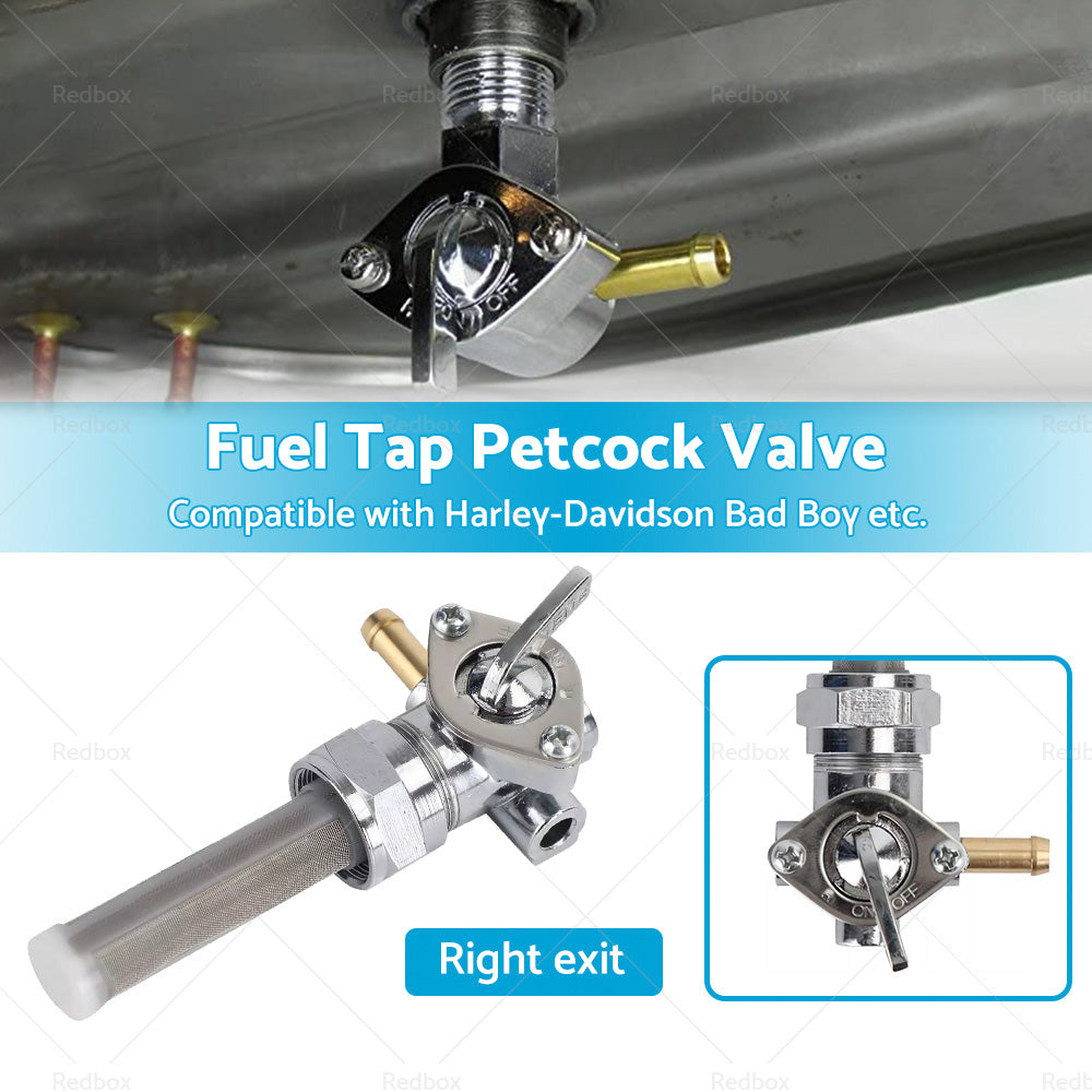 22mm Fuel Tap Petcock Valve Right Outlet Suitable For Bad Boy Blackline-2