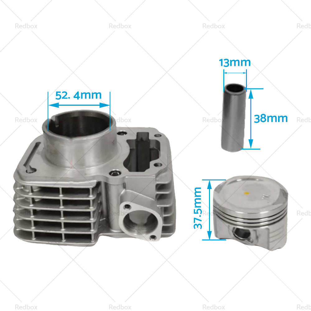 Cylinder Piston Kit Suitable For Honda CB125E XR125L 52.4mm Gasket 125cc-2