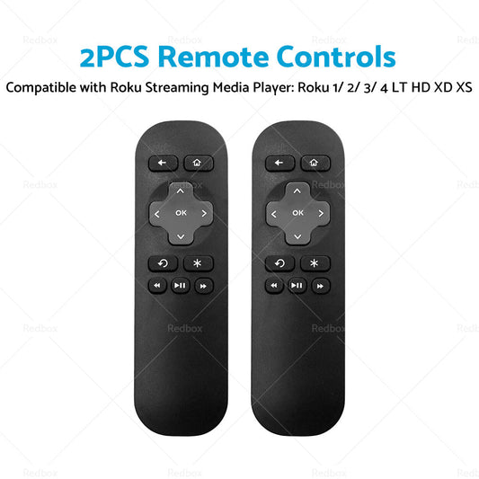 2PCS Remote Control Replacement Suitable for ROKU 1 2 3 4 Telstra TV 1 TV 2-1