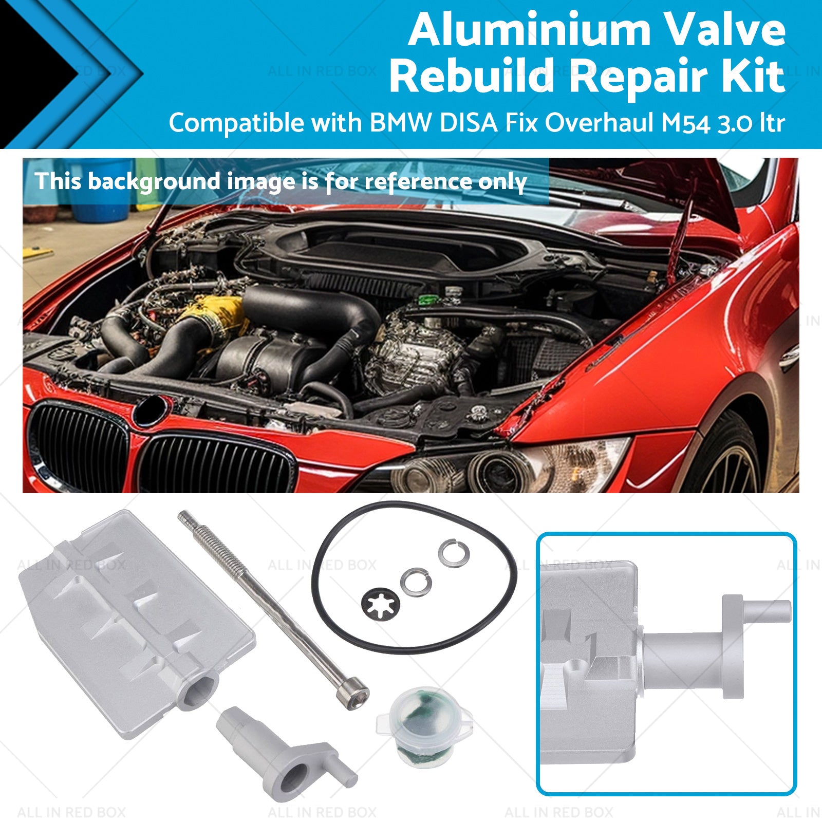 Valve Rebuild Repair Aluminium Kit Suitable for BMW DISA Fix Overhaul M54 3. 0-0