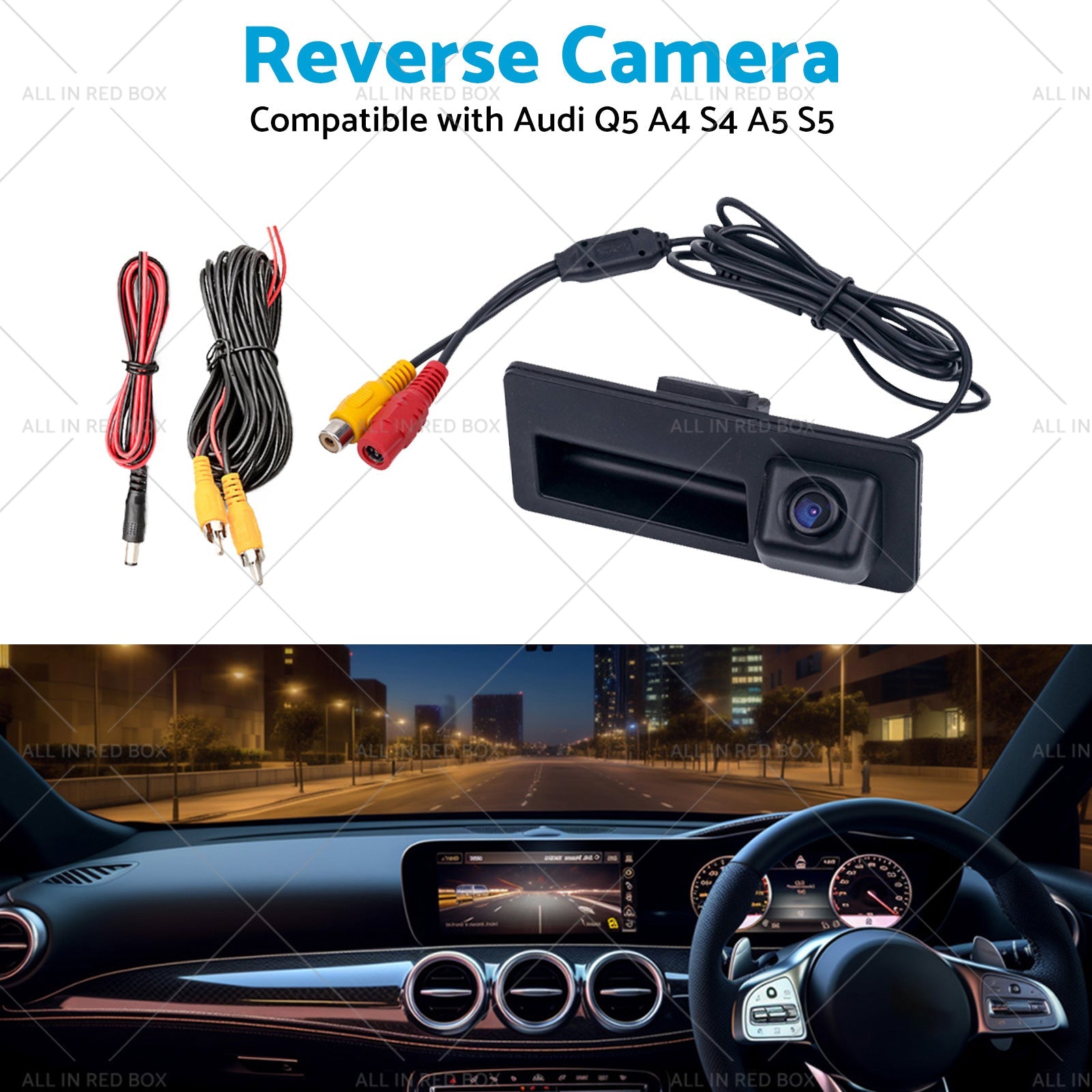 Auto Reverse Parking Camera Suitable for Audi Q5 A4 S4 A5 S5 Handle strip-4